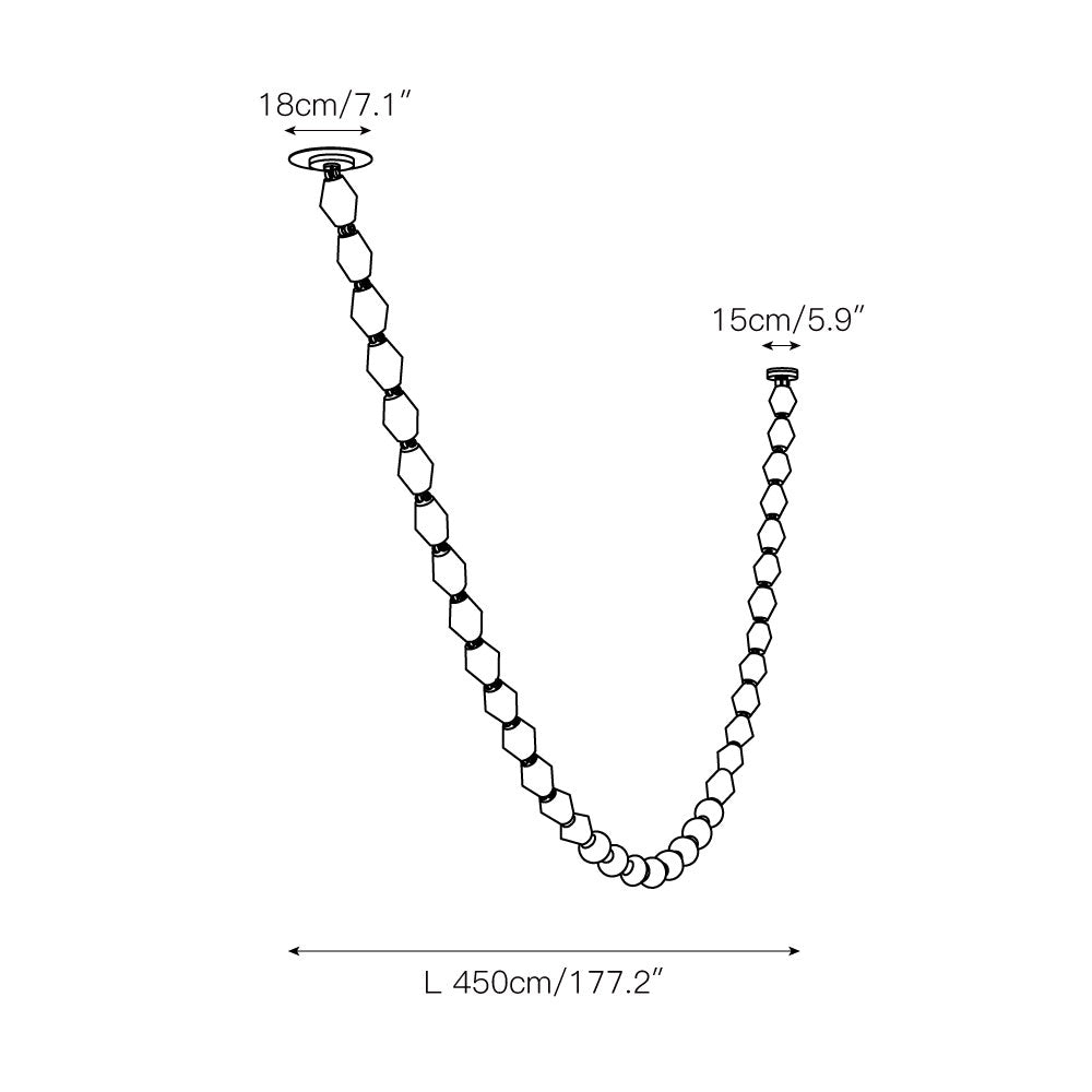 Karma Modern Minimalist Glass Chandelier - Letslighting