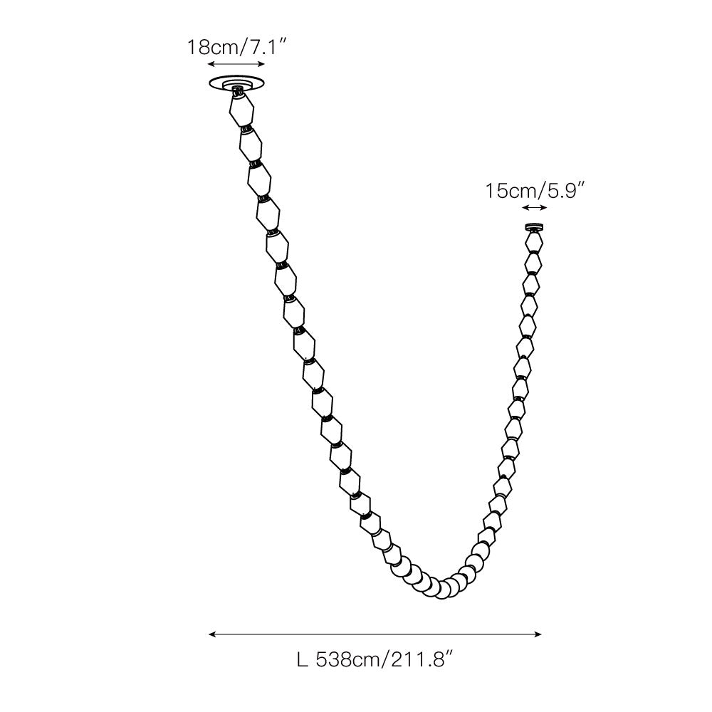 Karma Modern Minimalist Glass Chandelier - Letslighting