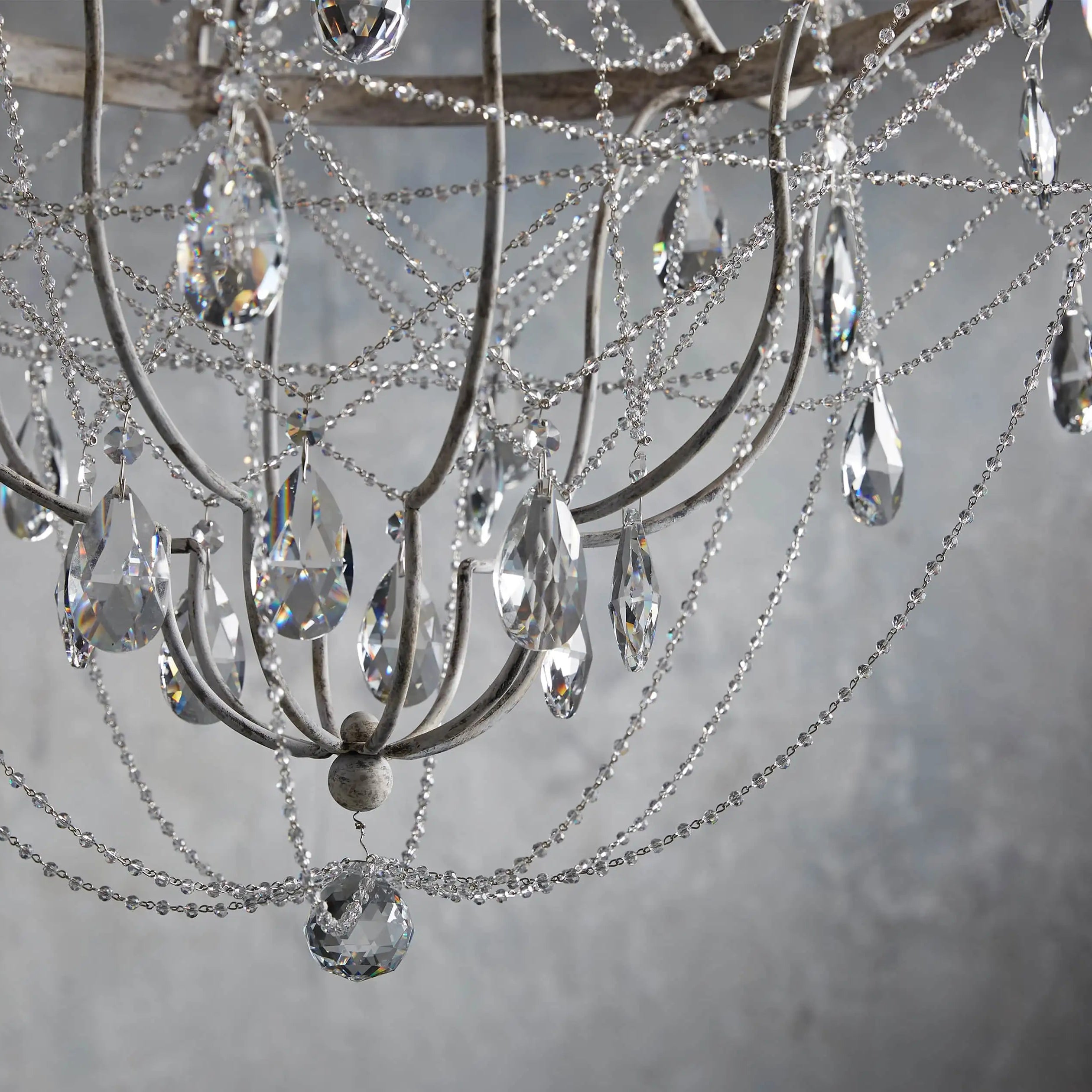 Luster Vintage Industrial Traditional Crystal Chandelier - Letslighting