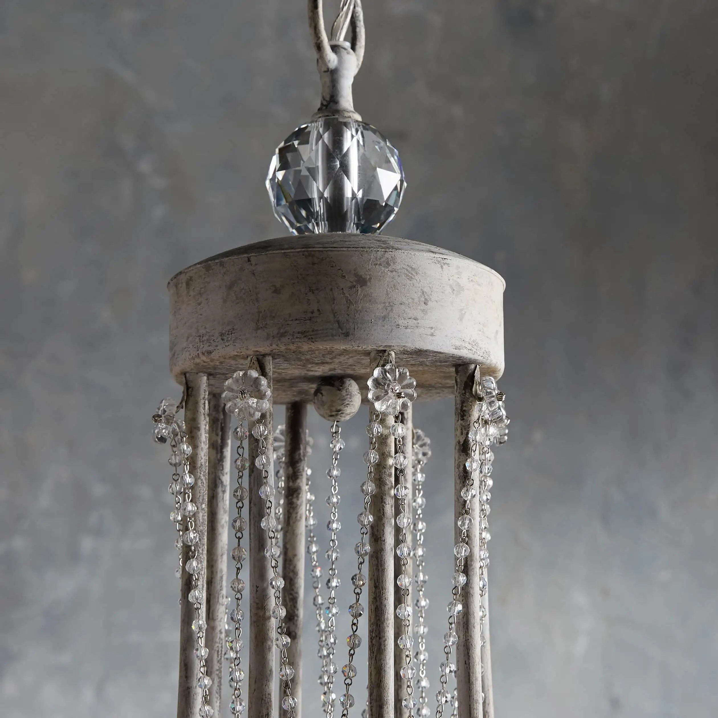 Luster Vintage Industrial Traditional Crystal Chandelier - Letslighting