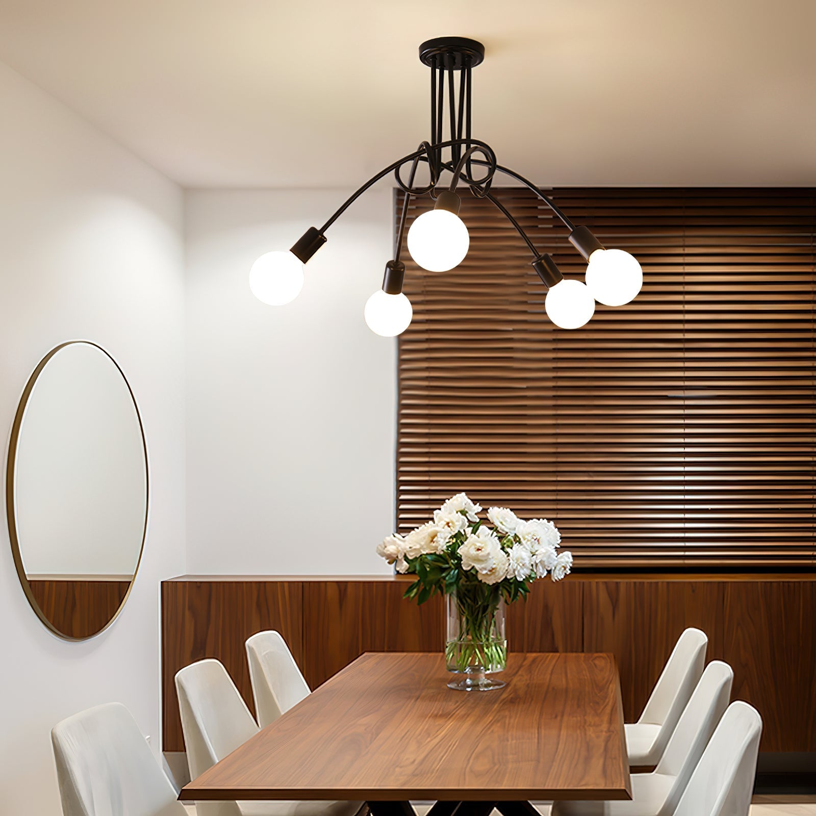 Oasis Art Unique Sputnik Glass Ceiling Lamp - Letslighting