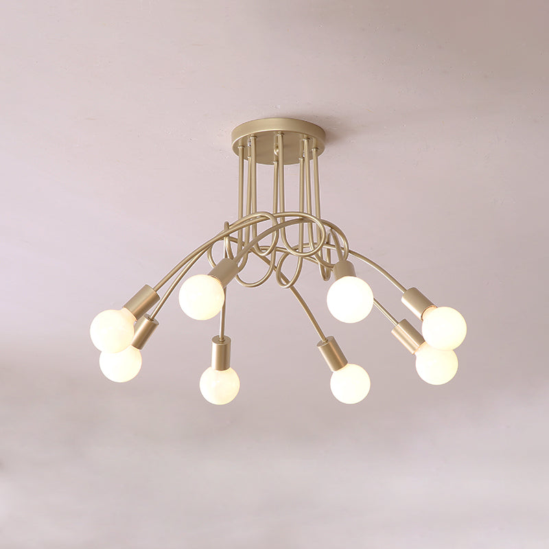 Oasis Art Unique Sputnik Glass Ceiling Lamp - Letslighting