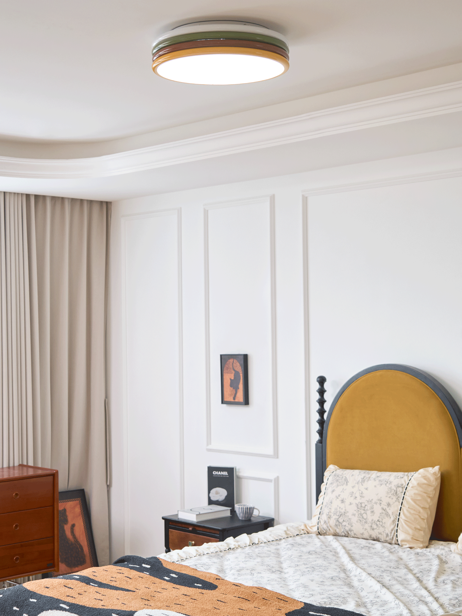 Comareth Unique Art Color Stack Ceiling Lamp - Letslighting