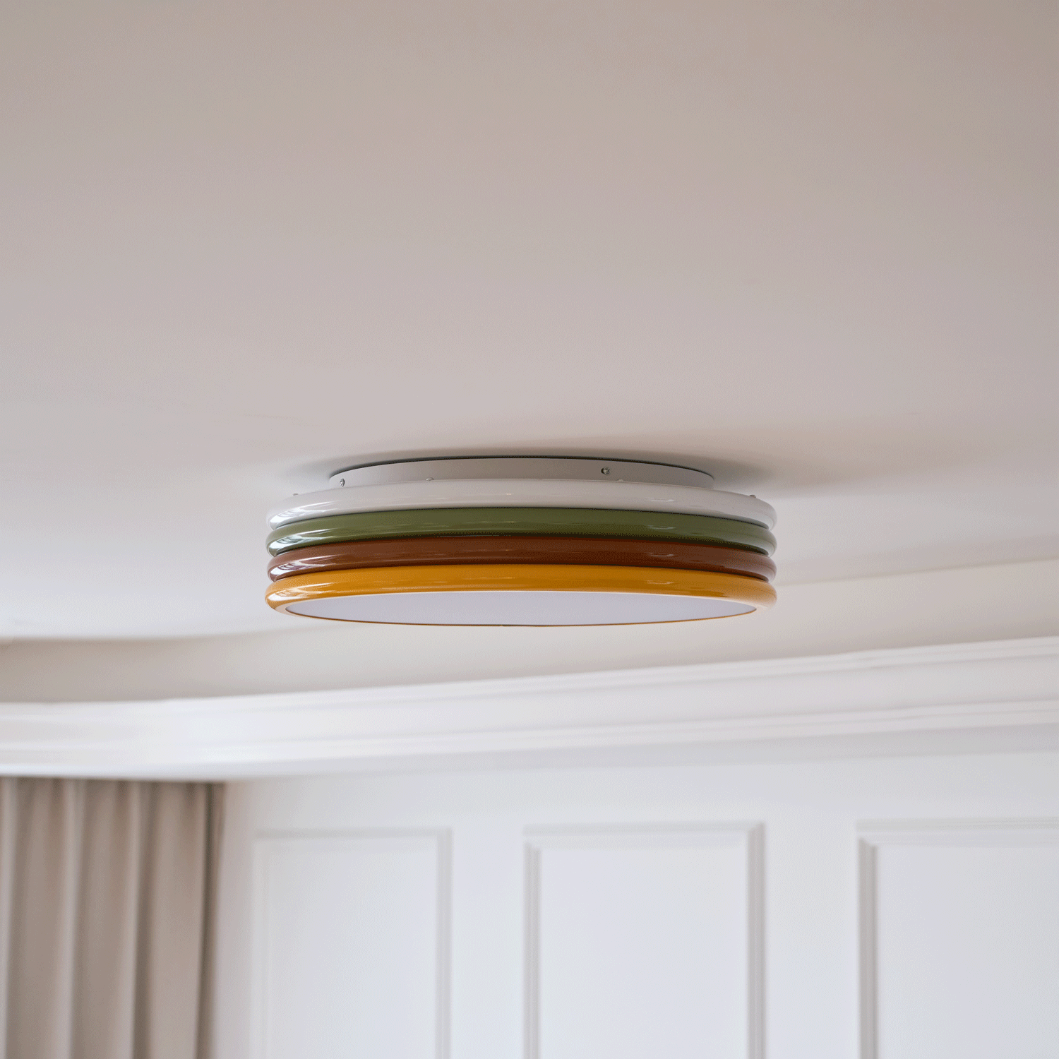Comareth Unique Art Color Stack Ceiling Lamp - Letslighting