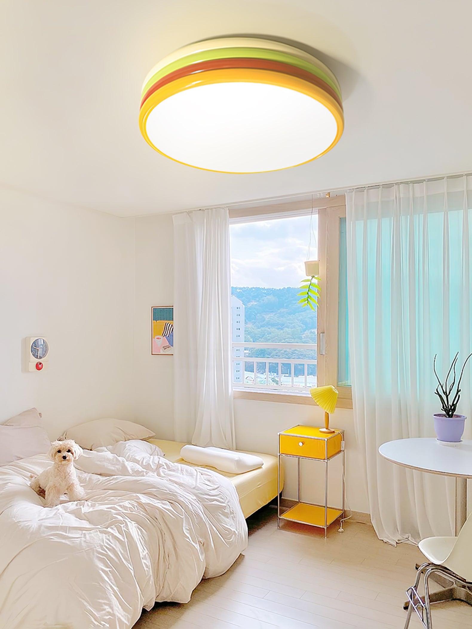 Comareth Unique Art Color Stack Ceiling Lamp - Letslighting