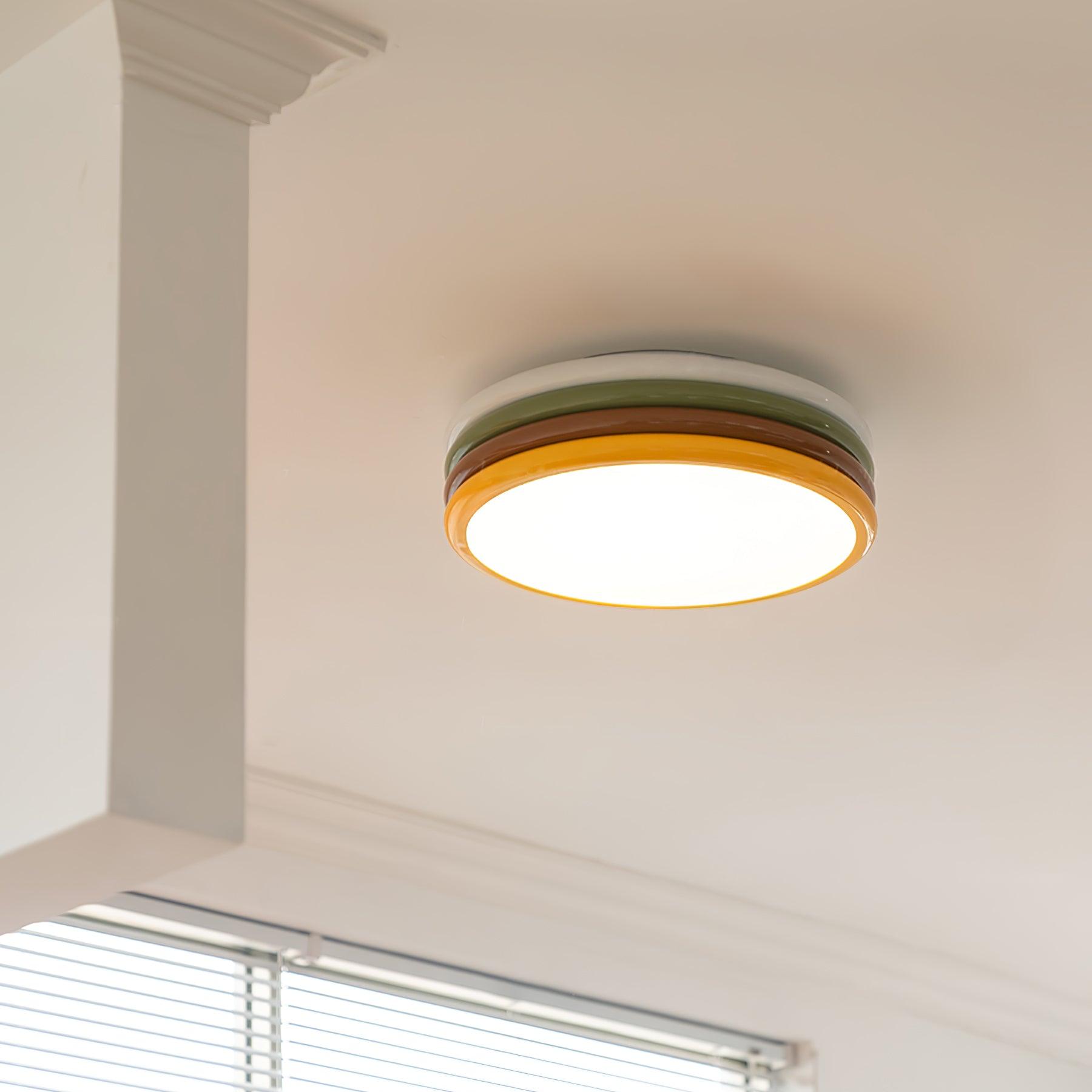 Comareth Unique Art Color Stack Ceiling Lamp - Letslighting