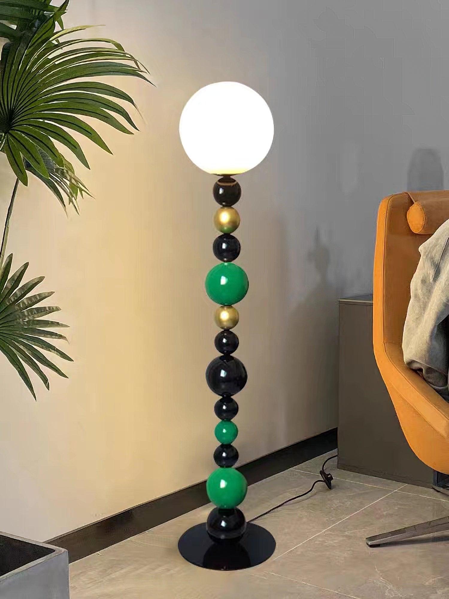 Zoriel Glass Artistic Floor Lamp - Letslighting