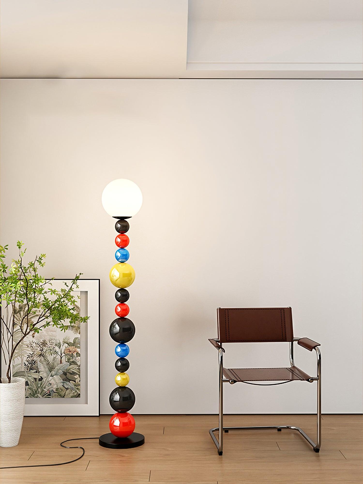 Zoriel Glass Artistic Floor Lamp - Letslighting