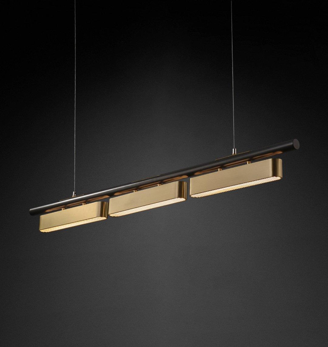 Elarain Brass Minimalist Pendant Light - Letslighting