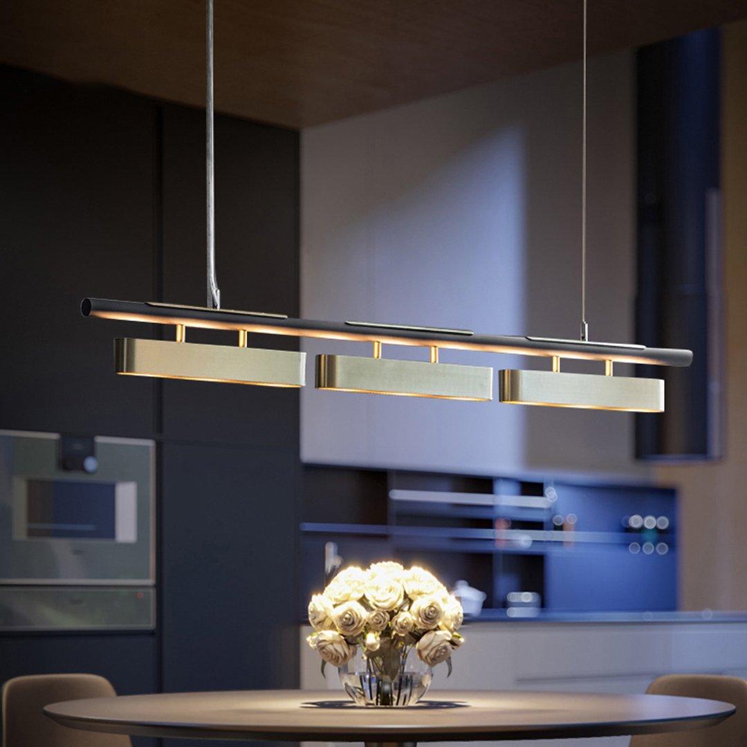 Elarain Brass Minimalist Pendant Light - Letslighting