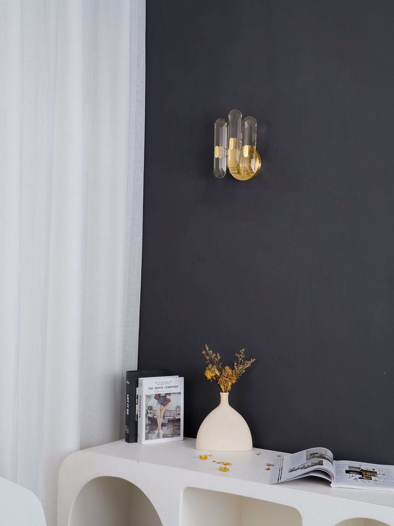 Kristy Postmodern Luxury Crystal Sconce Wall Lamp - Letslighting