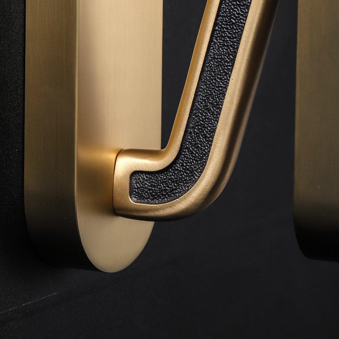 Lustra Wall Lamp Brass Slotted Grill - Letslighting