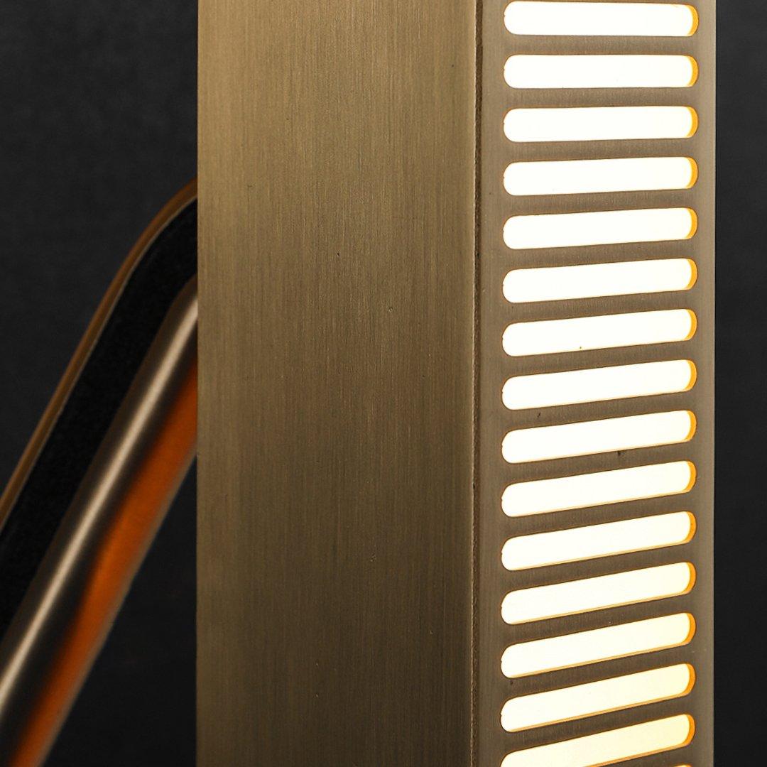 Lustra Wall Lamp Brass Slotted Grill - Letslighting