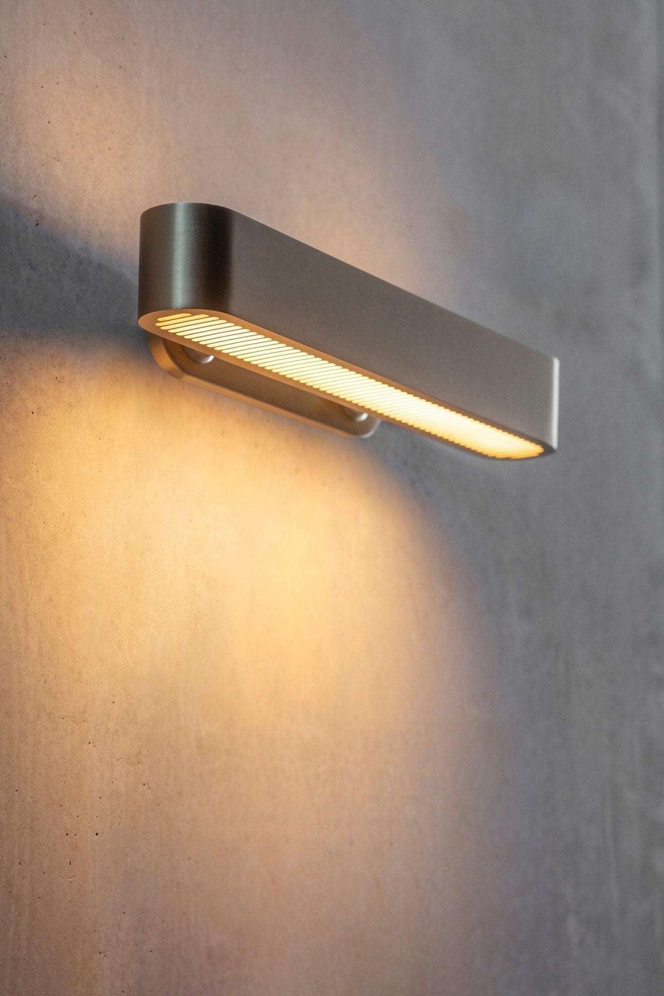 Lustra Wall Lamp Brass Slotted Grill - Letslighting