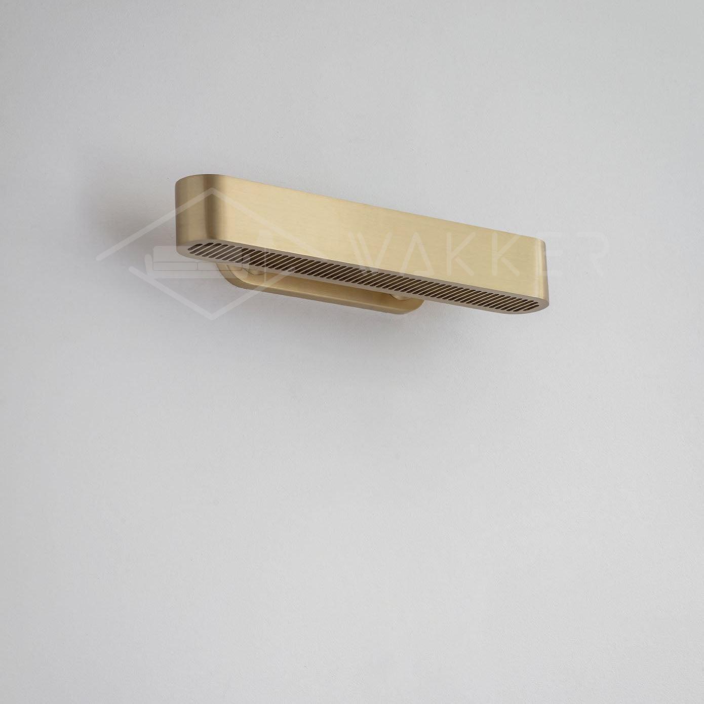 Lustra Wall Lamp Brass Slotted Grill - Letslighting