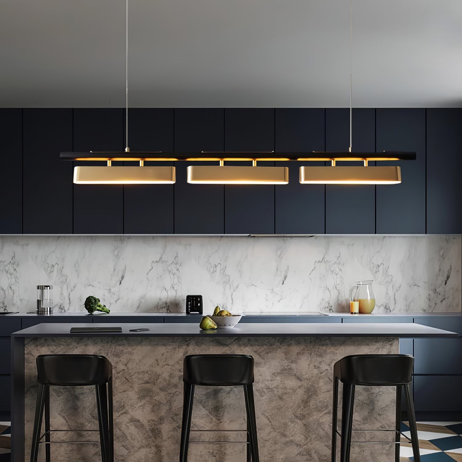 Elarain Brass Minimalist Pendant Light - Letslighting