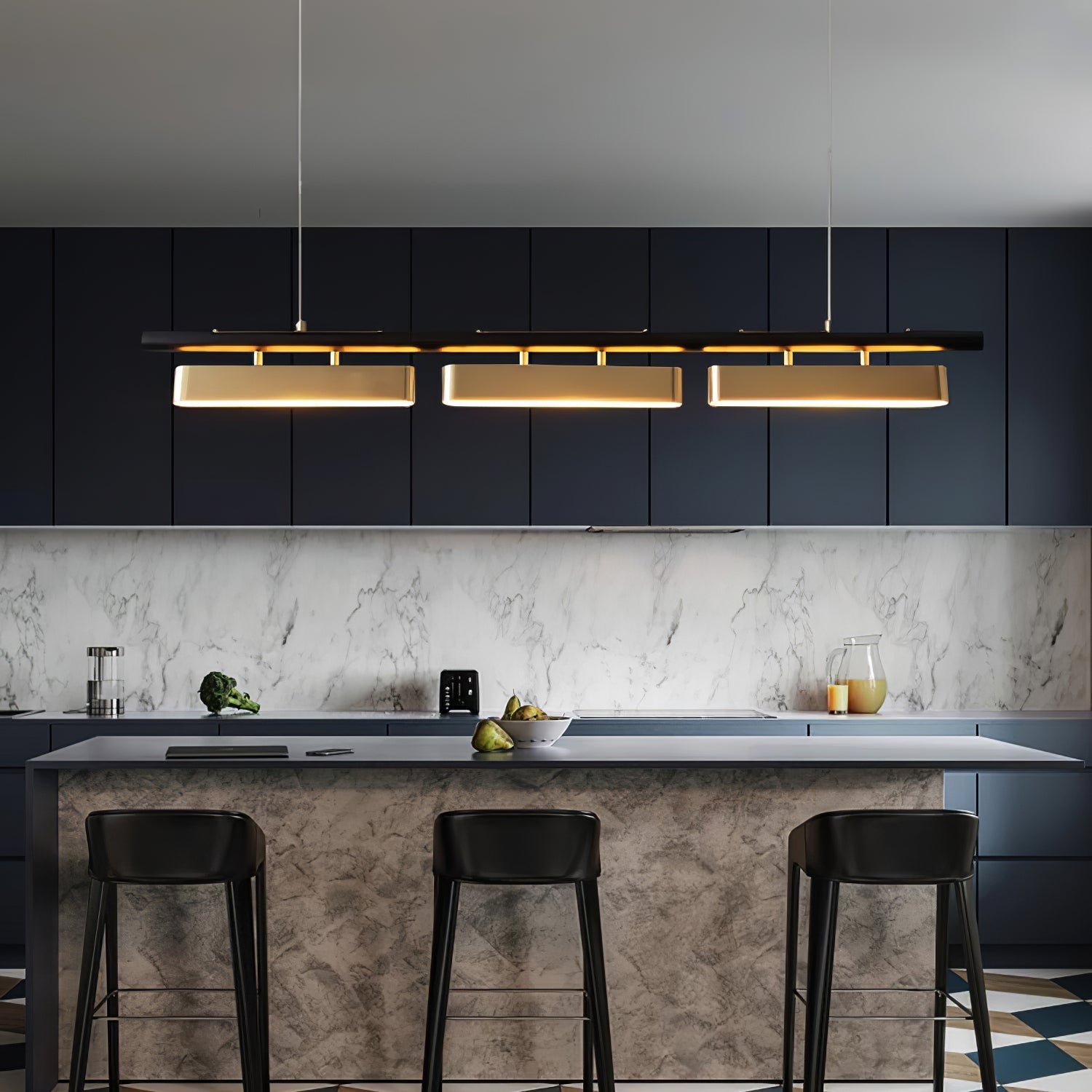 Elarain Brass Minimalist Pendant Light - Letslighting
