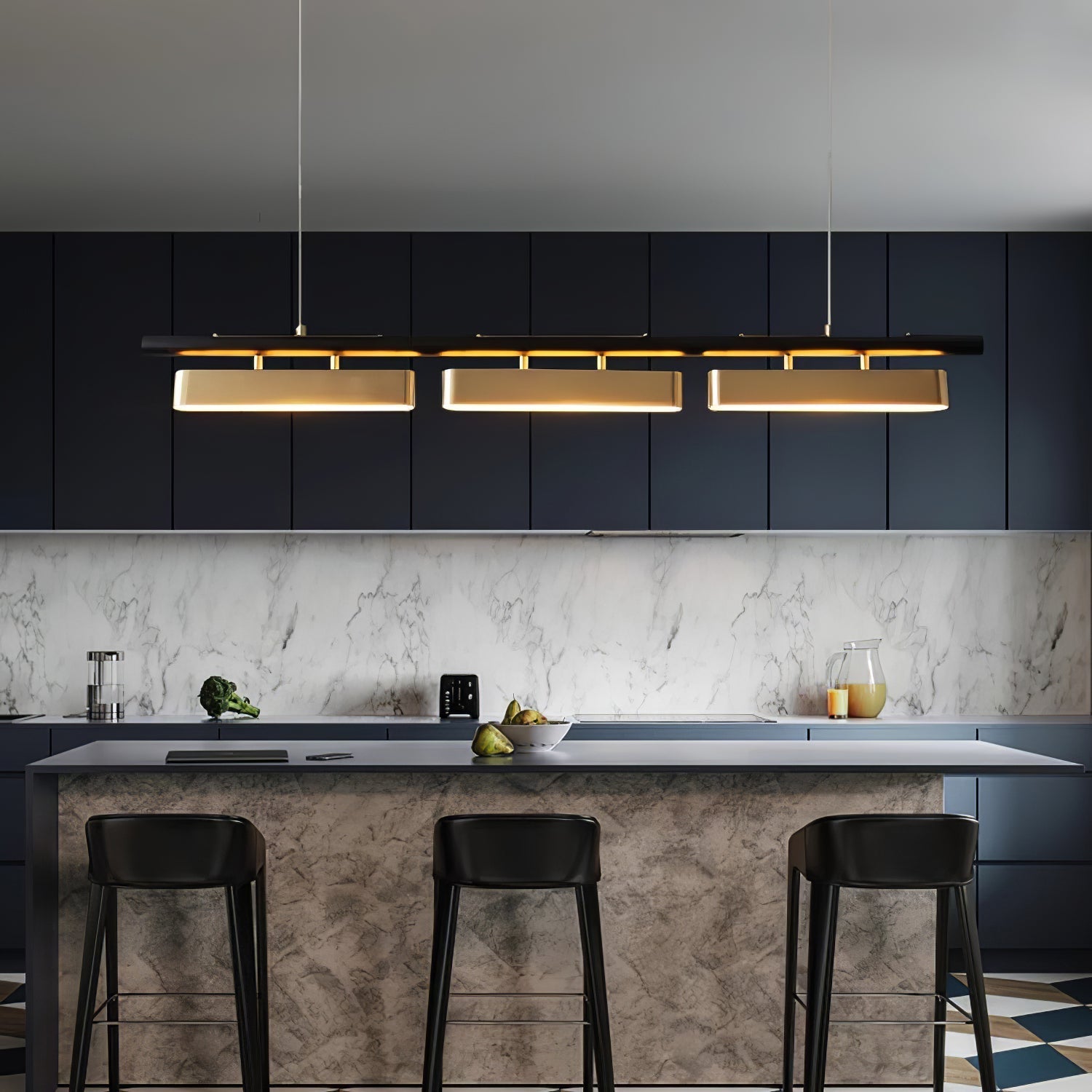 Elarain Brass Minimalist Pendant Light - Letslighting