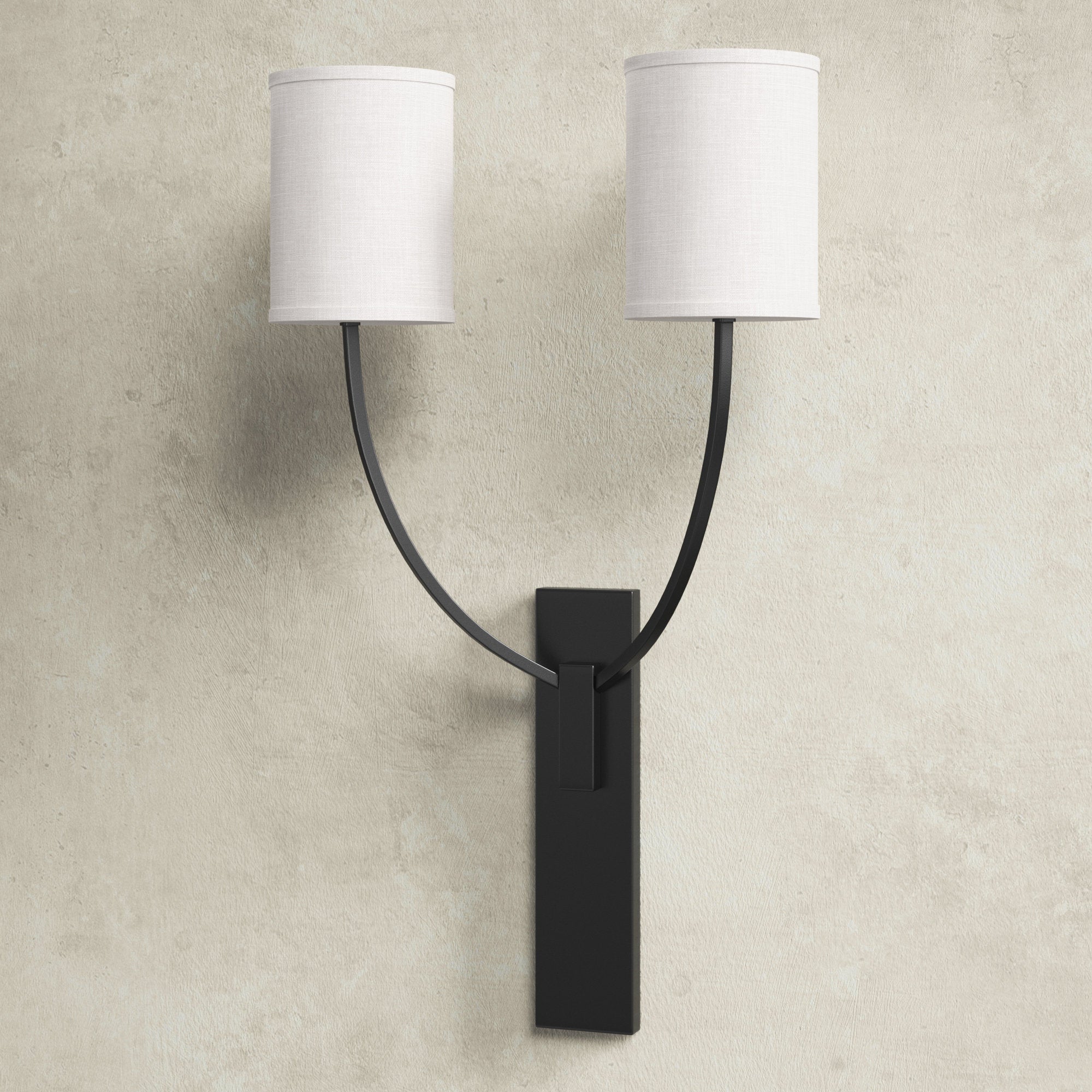 Slate Modern Minimalist Fabric Wall Lamp - Letslighting