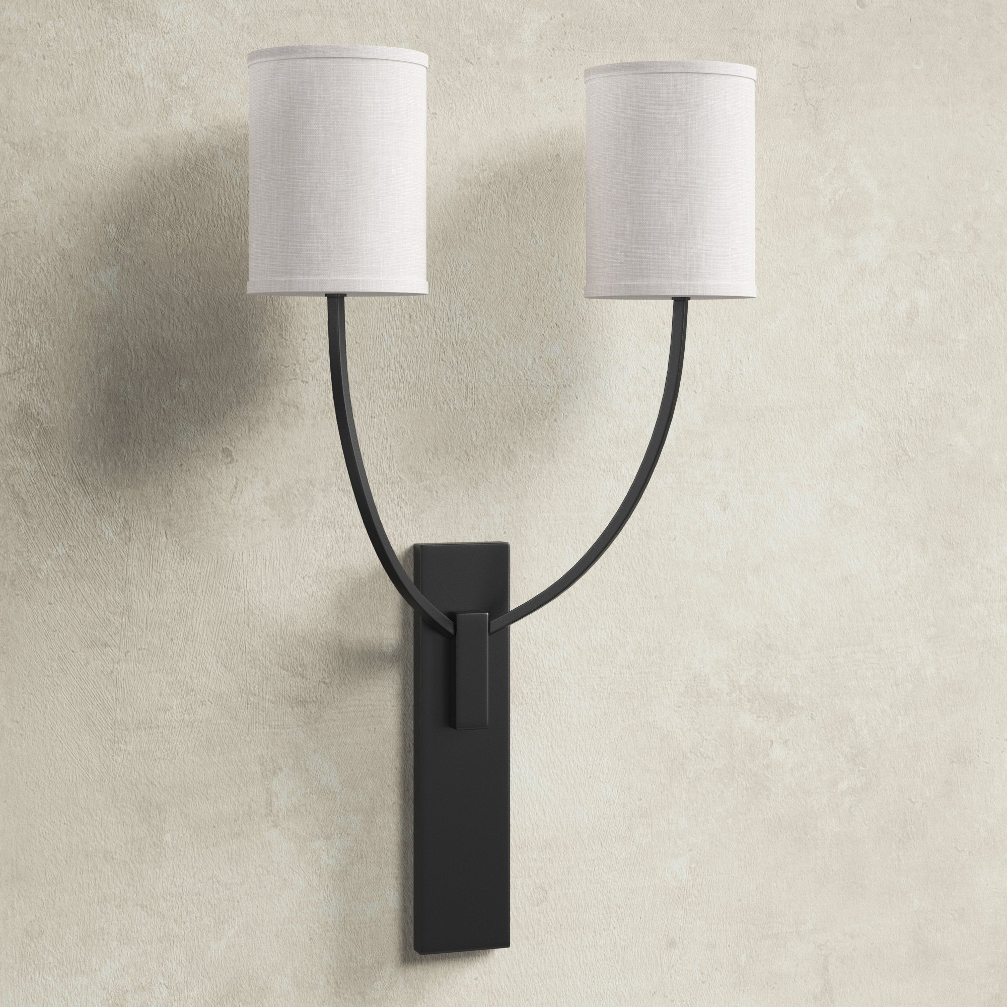 Slate Modern Minimalist Fabric Wall Lamp - Letslighting