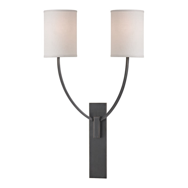 Slate Modern Minimalist Fabric Wall Lamp - Letslighting