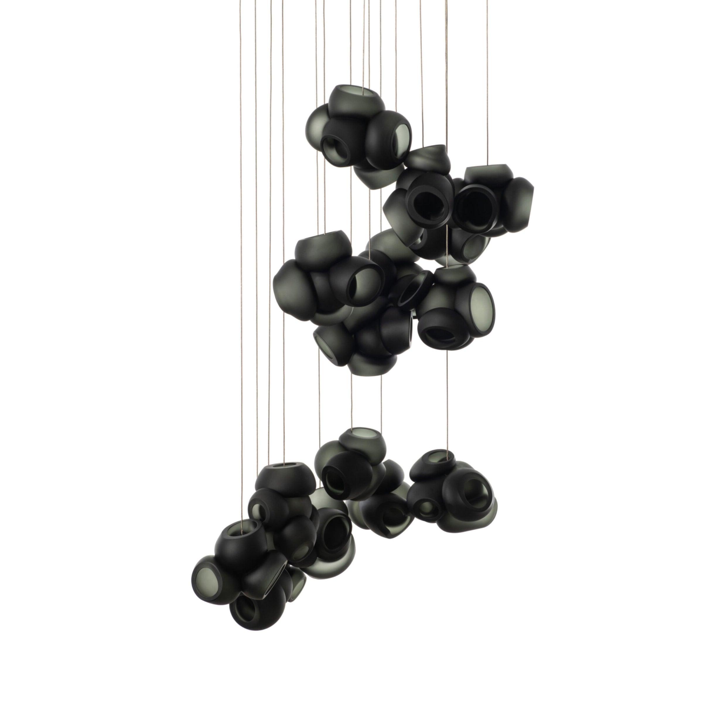 Zamarir Bubbles Cluster Glass Chandelier Staircase - Letslighting