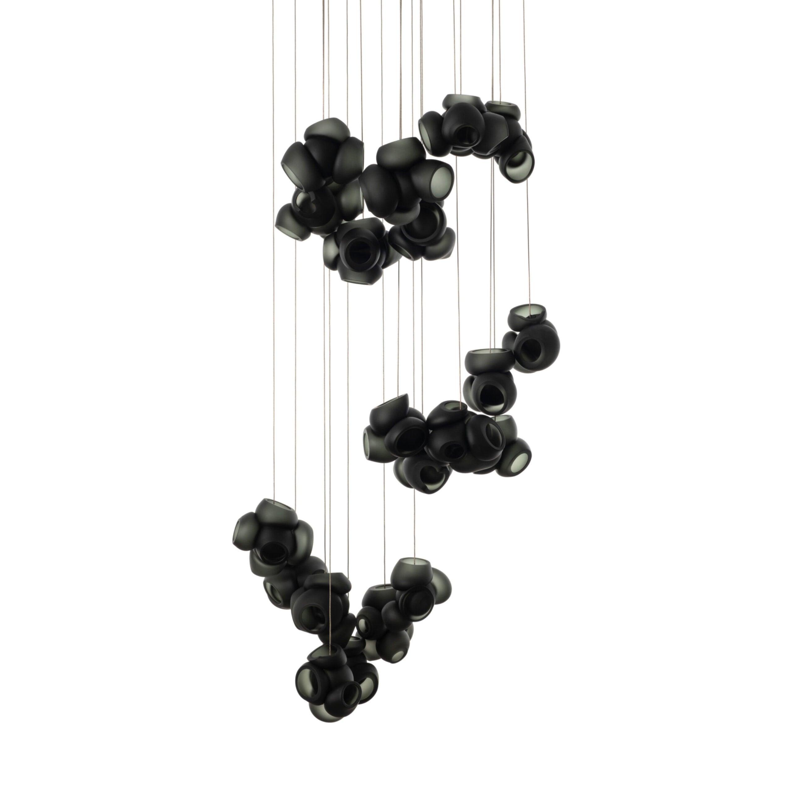 Zamarir Bubbles Cluster Glass Chandelier Staircase - Letslighting