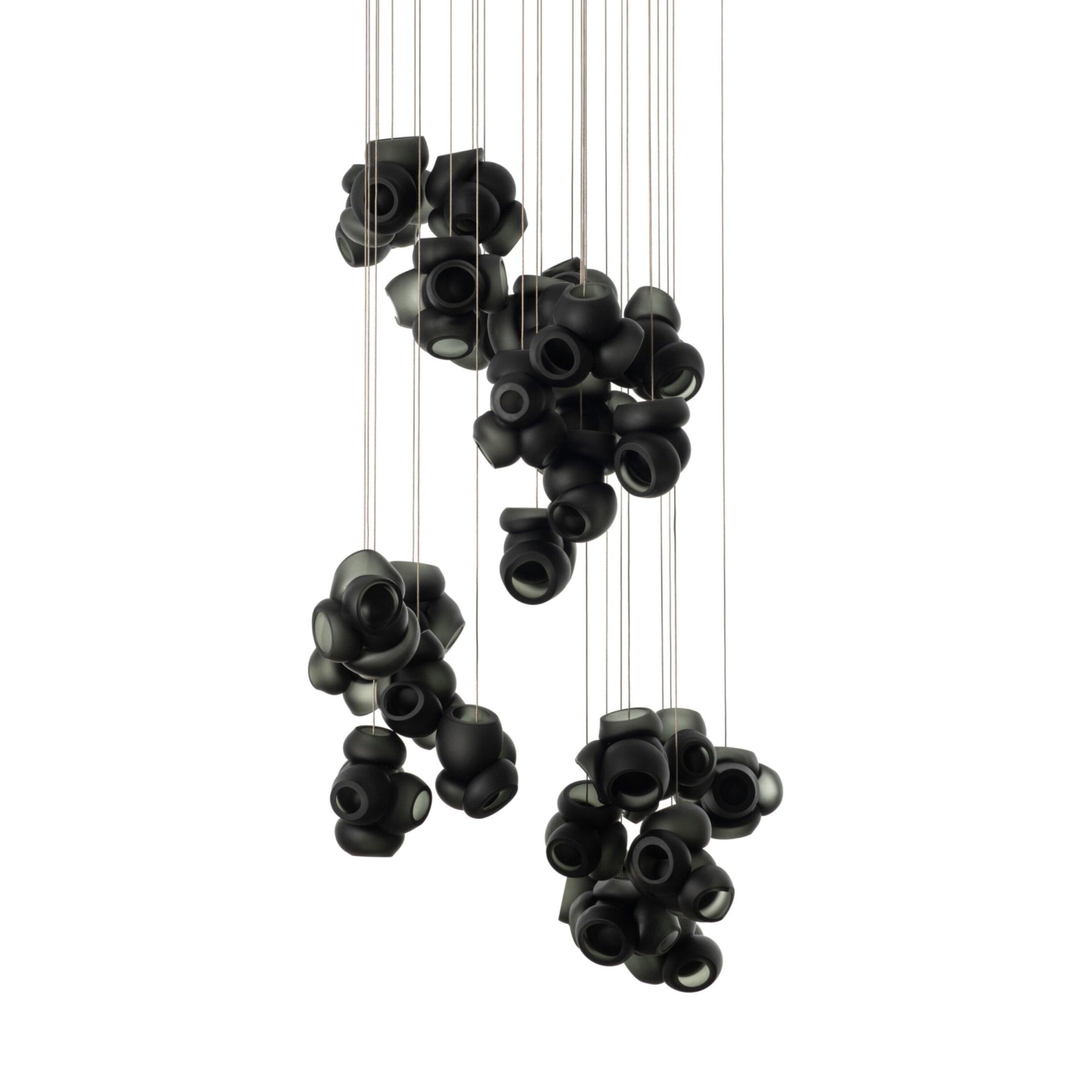 Zamarir Bubbles Cluster Glass Chandelier Staircase - Letslighting