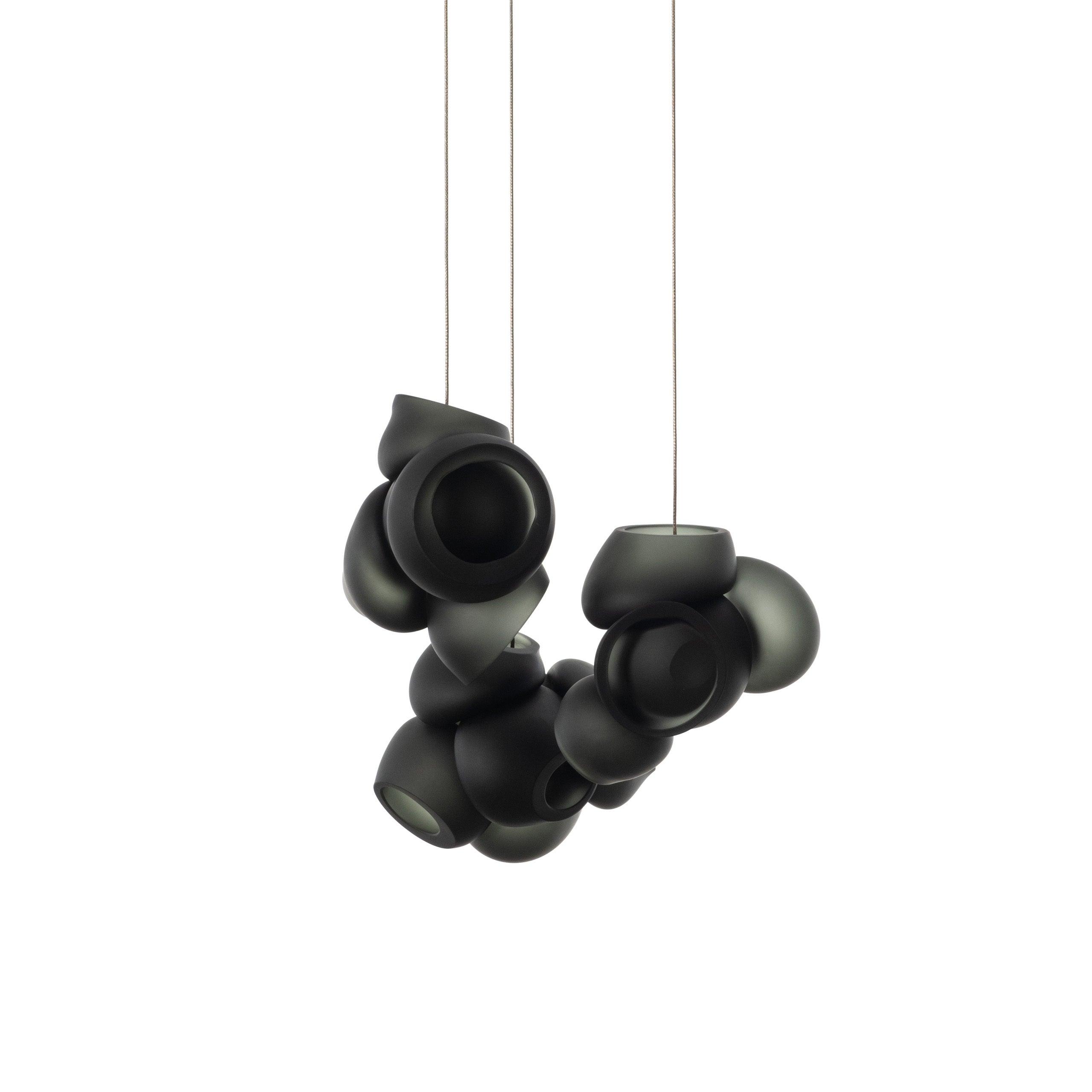 Zamarir Bubbles Cluster Glass Chandelier Staircase - Letslighting