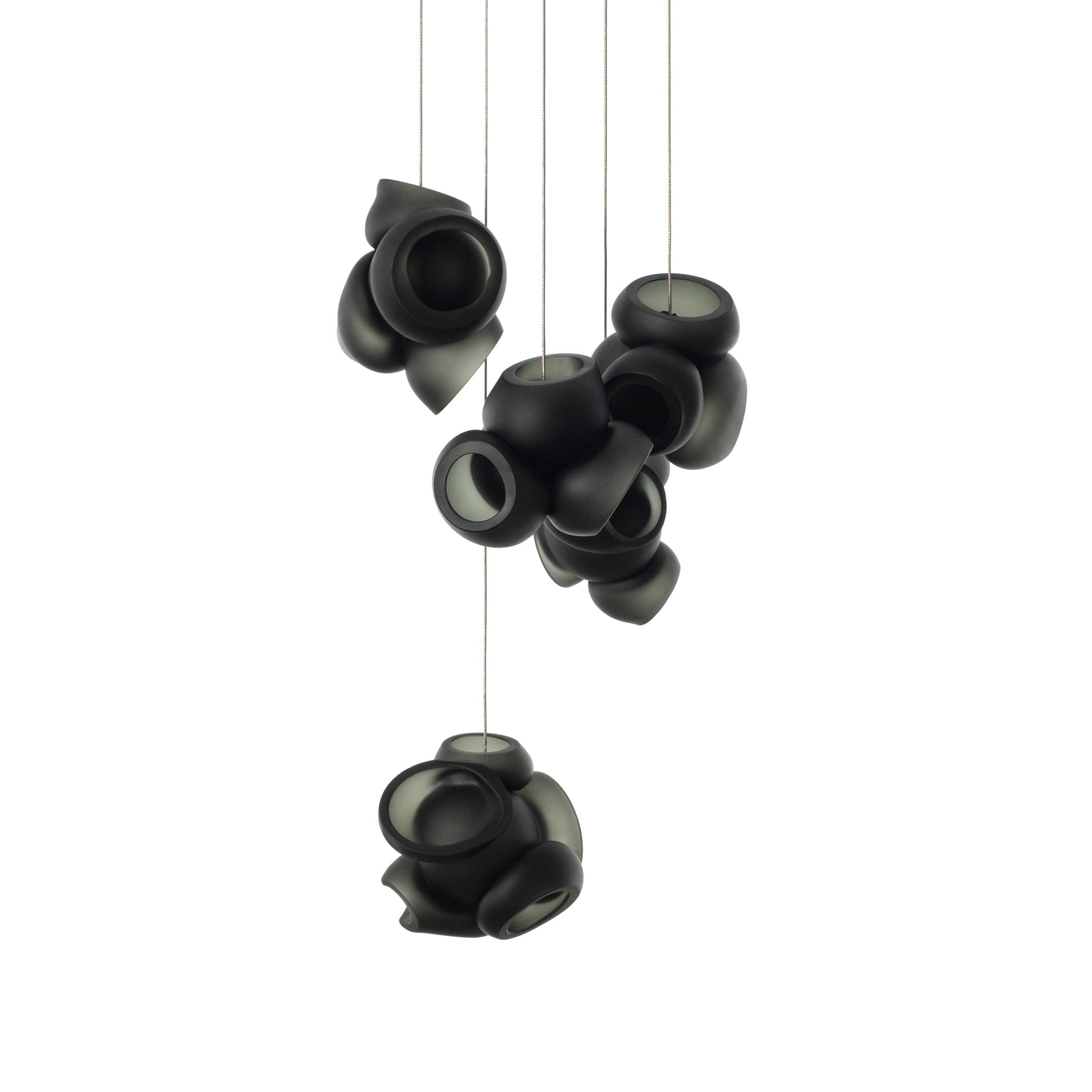 Zamarir Bubbles Cluster Glass Chandelier Staircase - Letslighting
