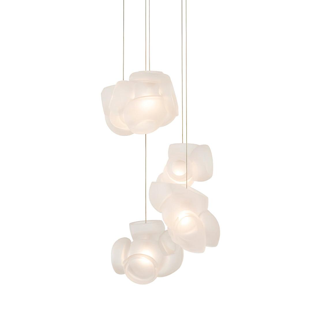 Zamarir Bubbles Cluster Glass Chandelier Staircase - Letslighting