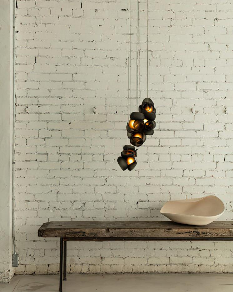 Zamarir Bubbles Cluster Glass Chandelier Staircase - Letslighting