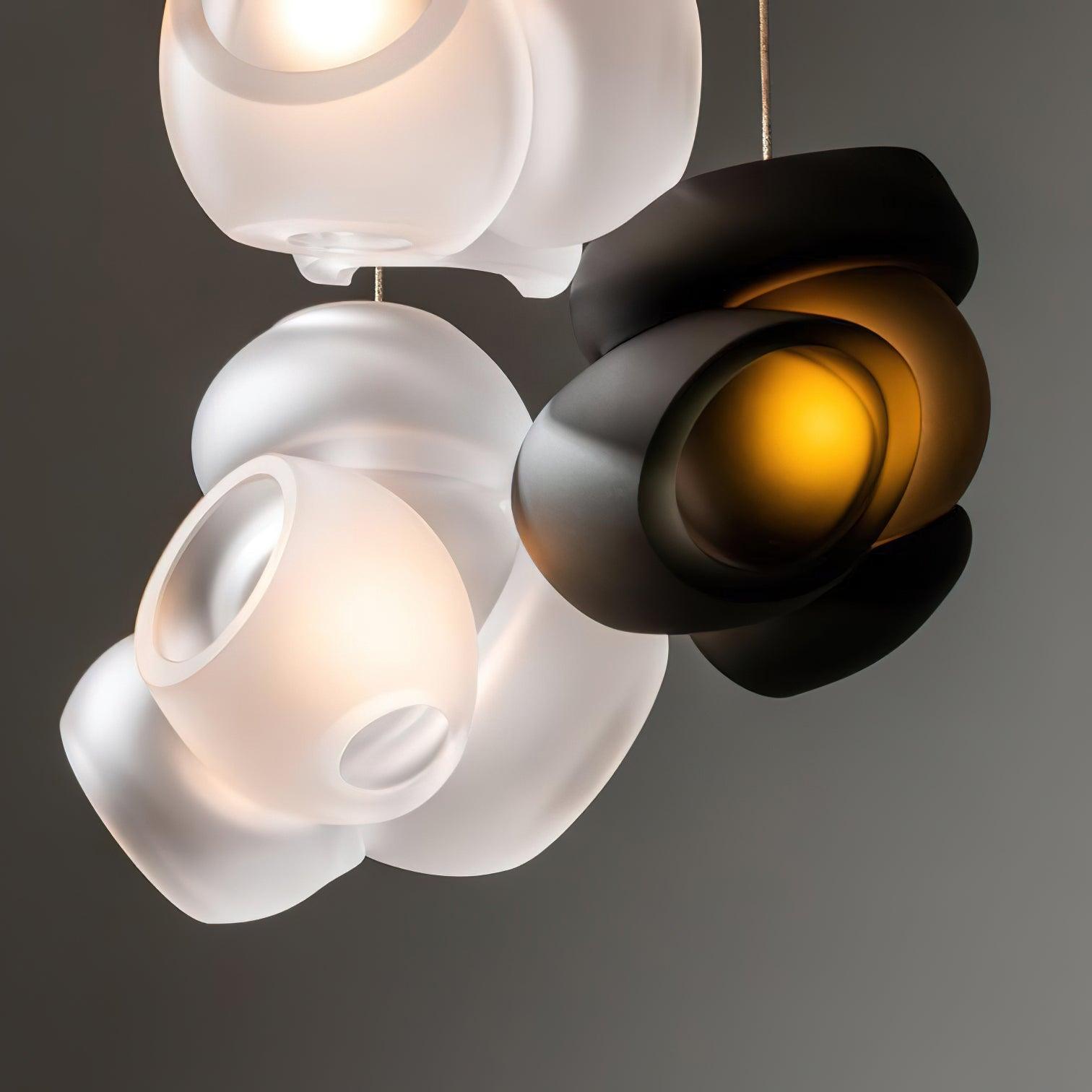 Zamarir Bubbles Cluster Glass Chandelier Staircase - Letslighting