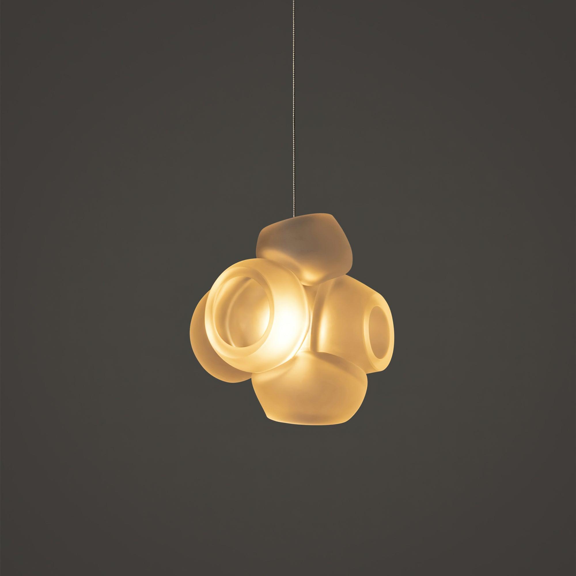 Zamarir Bubbles Cluster Glass Chandelier Staircase - Letslighting