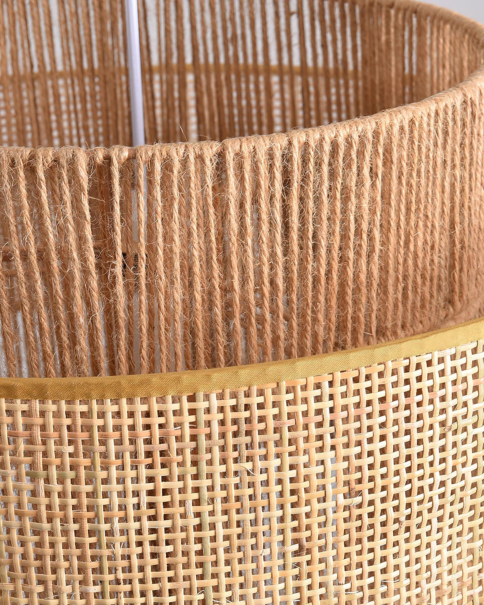 Ulshayra Concentric Rattan Pendant Light - Letslighting