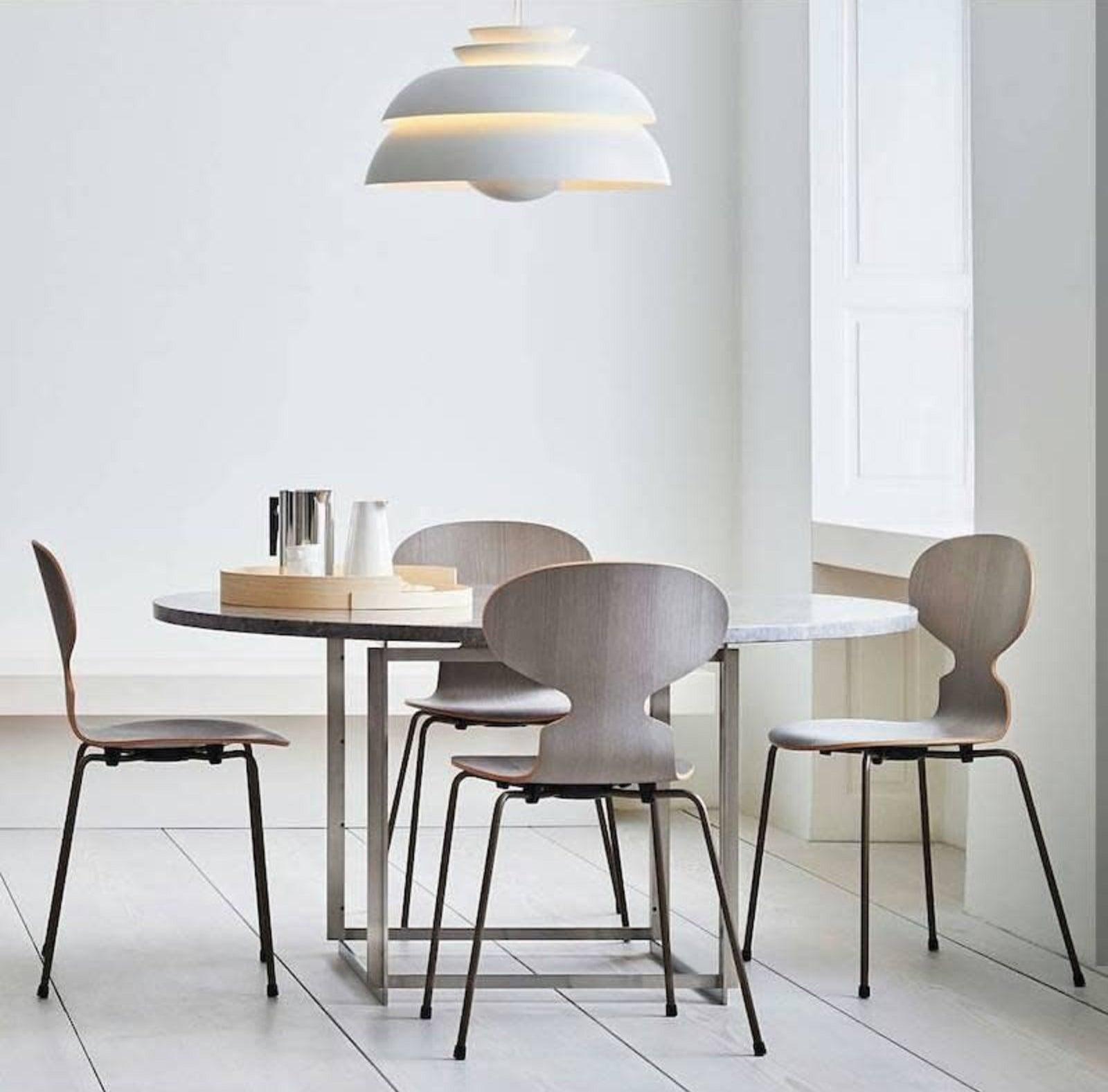 Orlenna White Scandinavian Pendant Lamp - Letslighting