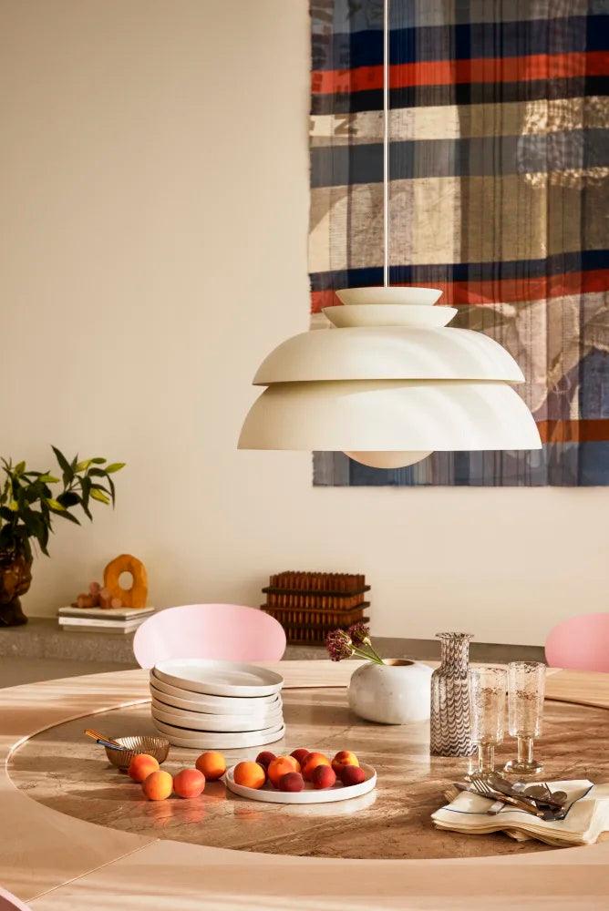 Orlenna White Scandinavian Pendant Lamp - Letslighting
