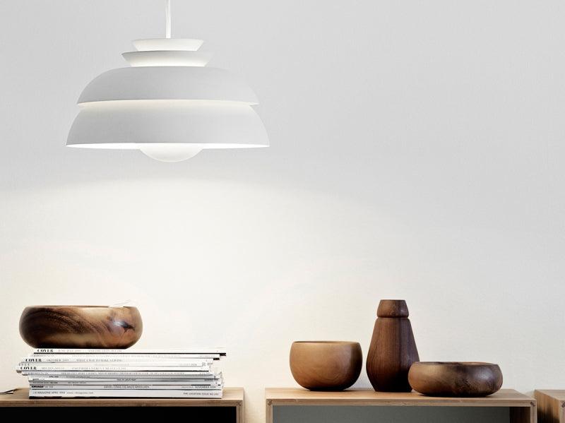 Orlenna White Scandinavian Pendant Lamp - Letslighting