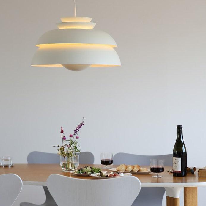 Orlenna White Scandinavian Pendant Lamp - Letslighting