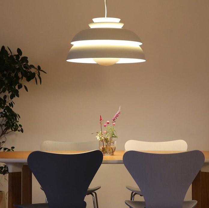 Orlenna White Scandinavian Pendant Lamp - Letslighting