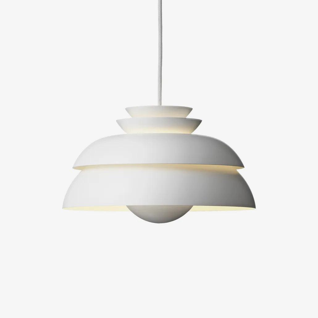 Orlenna White Scandinavian Pendant Lamp - Letslighting
