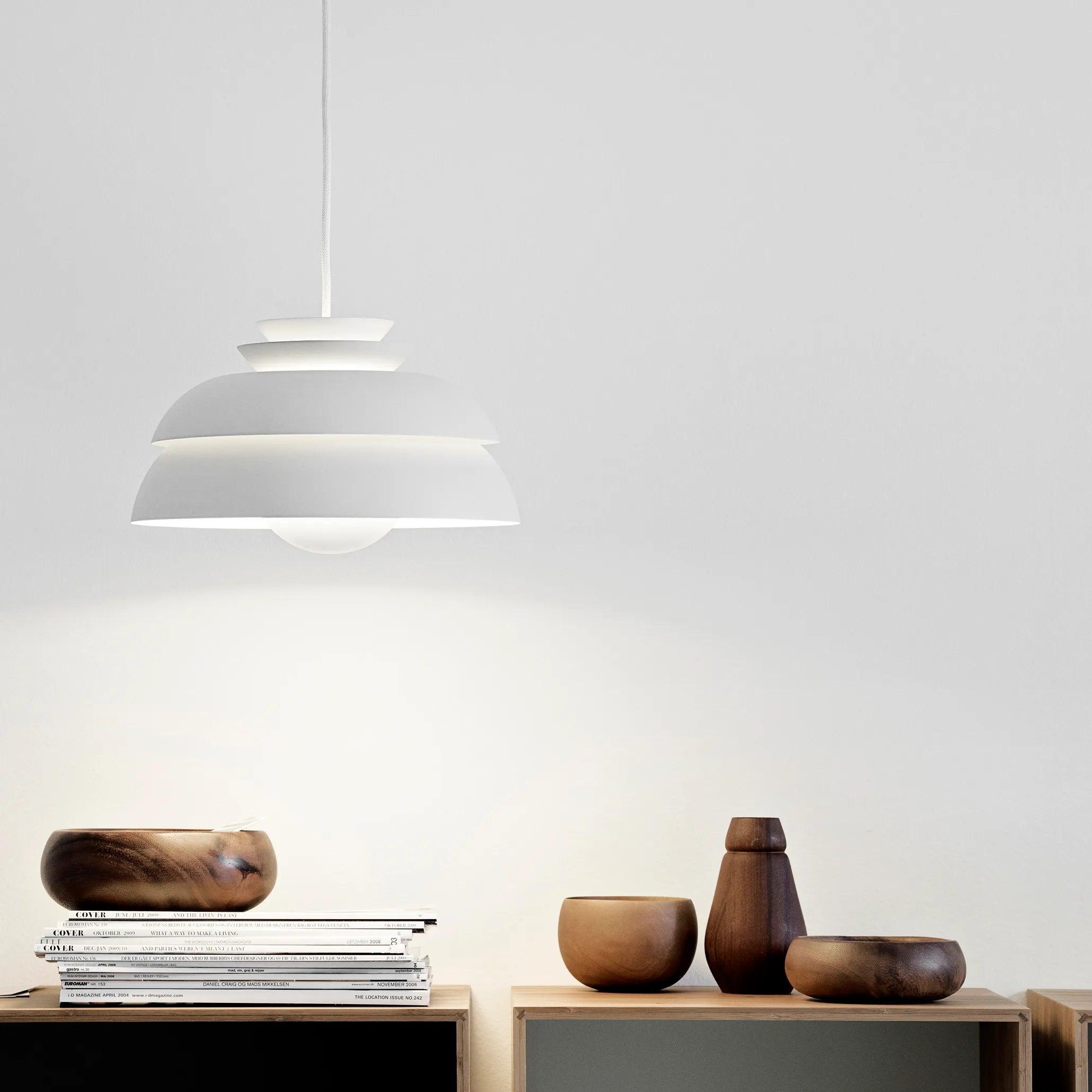 Orlenna White Scandinavian Pendant Lamp - Letslighting
