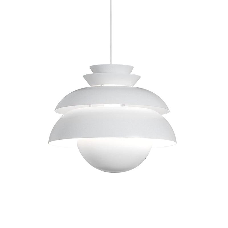 Orlenna White Scandinavian Pendant Lamp - Letslighting