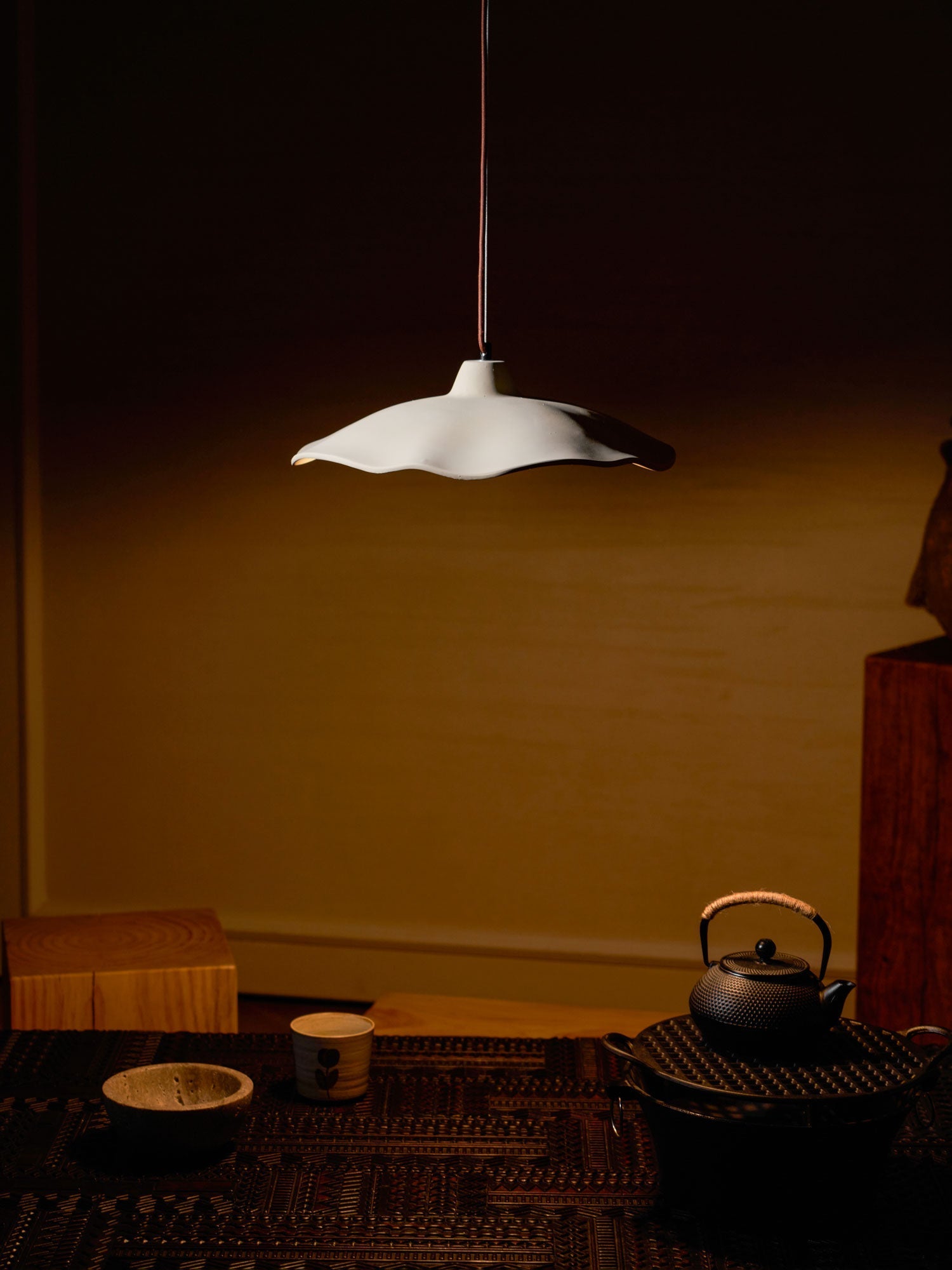 Petal Modern Microcement Pendant Light