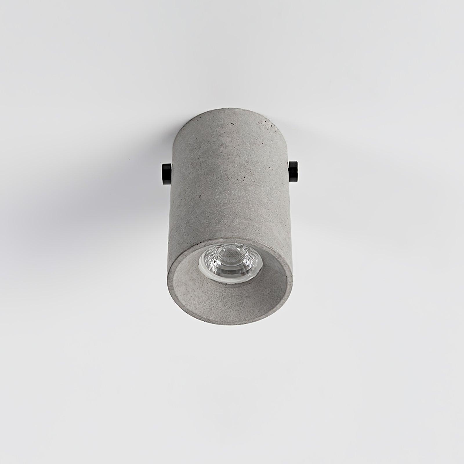 Aura Modern Minimalist Concrete Ceiling Lamp - Letslighting