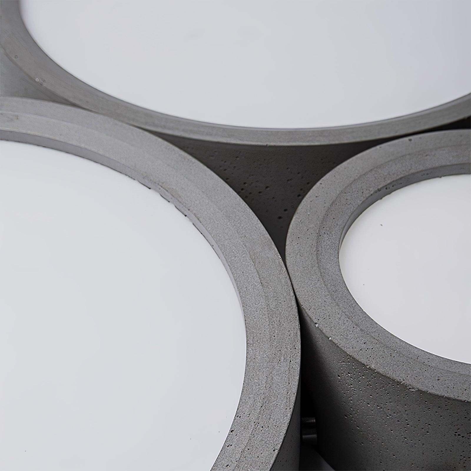 Aura Modern Minimalist Concrete Ceiling Lamp - Letslighting