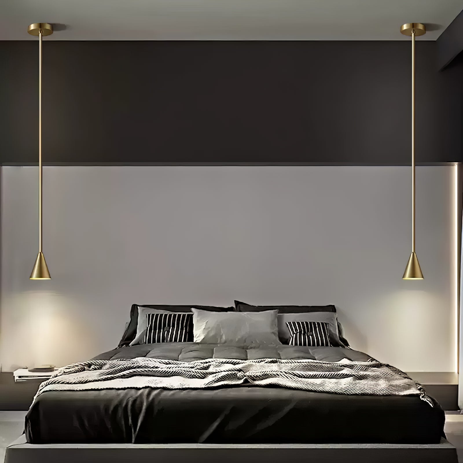 Cutheion Modern Minimalist Brass Pendant Light - Letslighting