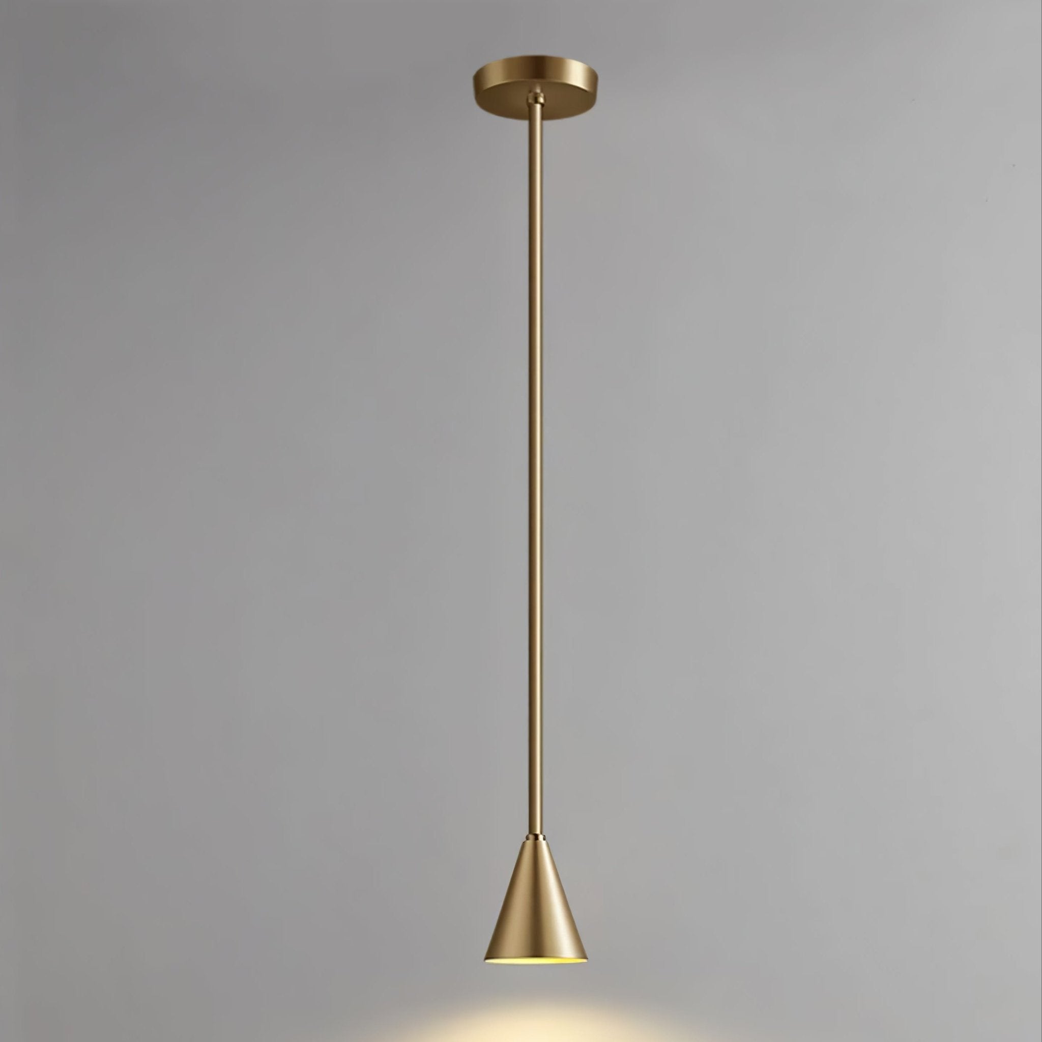 Cutheion Modern Minimalist Brass Pendant Light - Letslighting