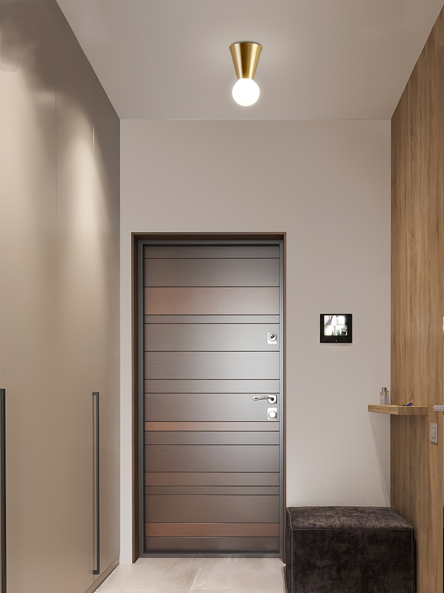 Nycareth Modern Minimalist Glass Ceiling Lamp - Letslighting