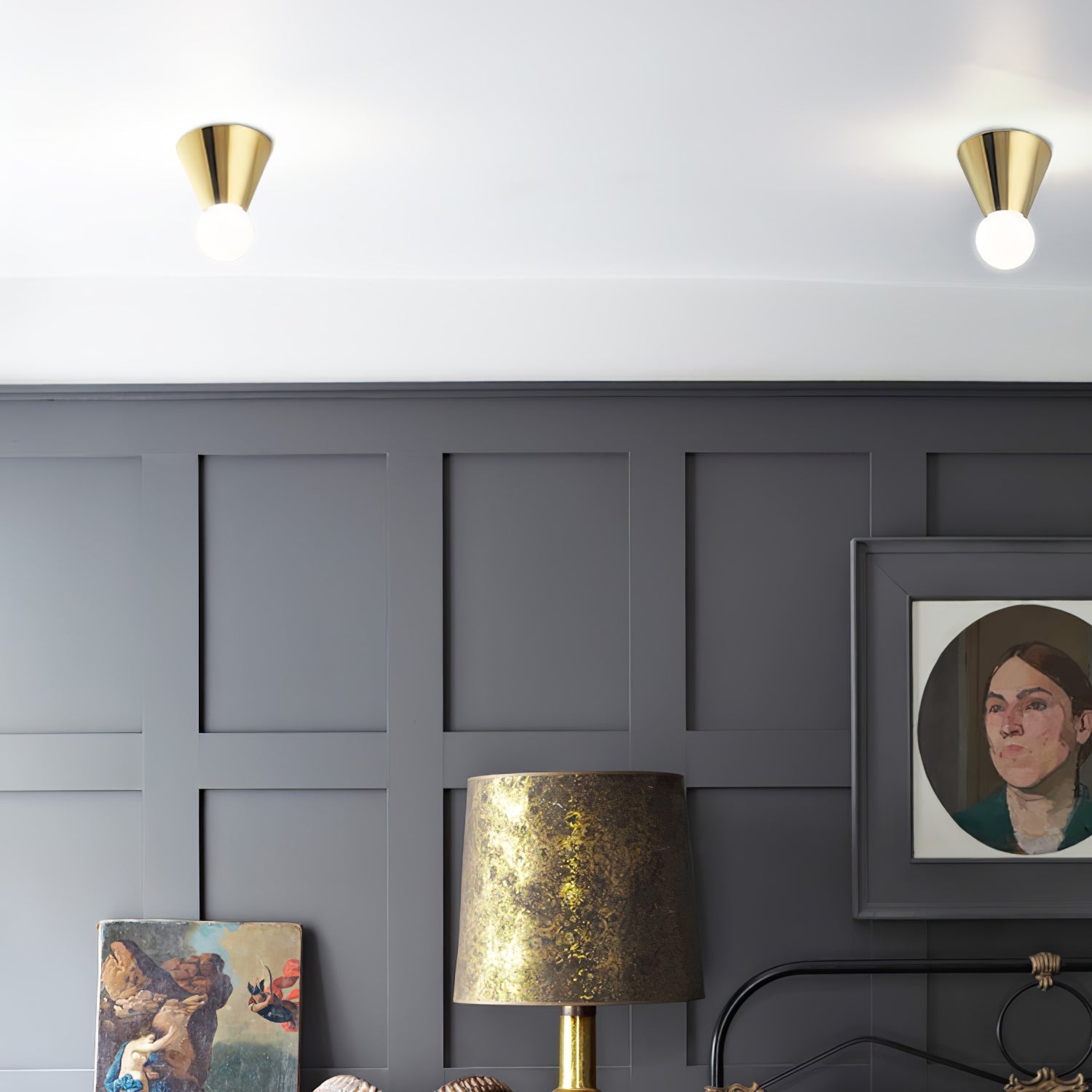 Nycareth Modern Minimalist Glass Ceiling Lamp - Letslighting